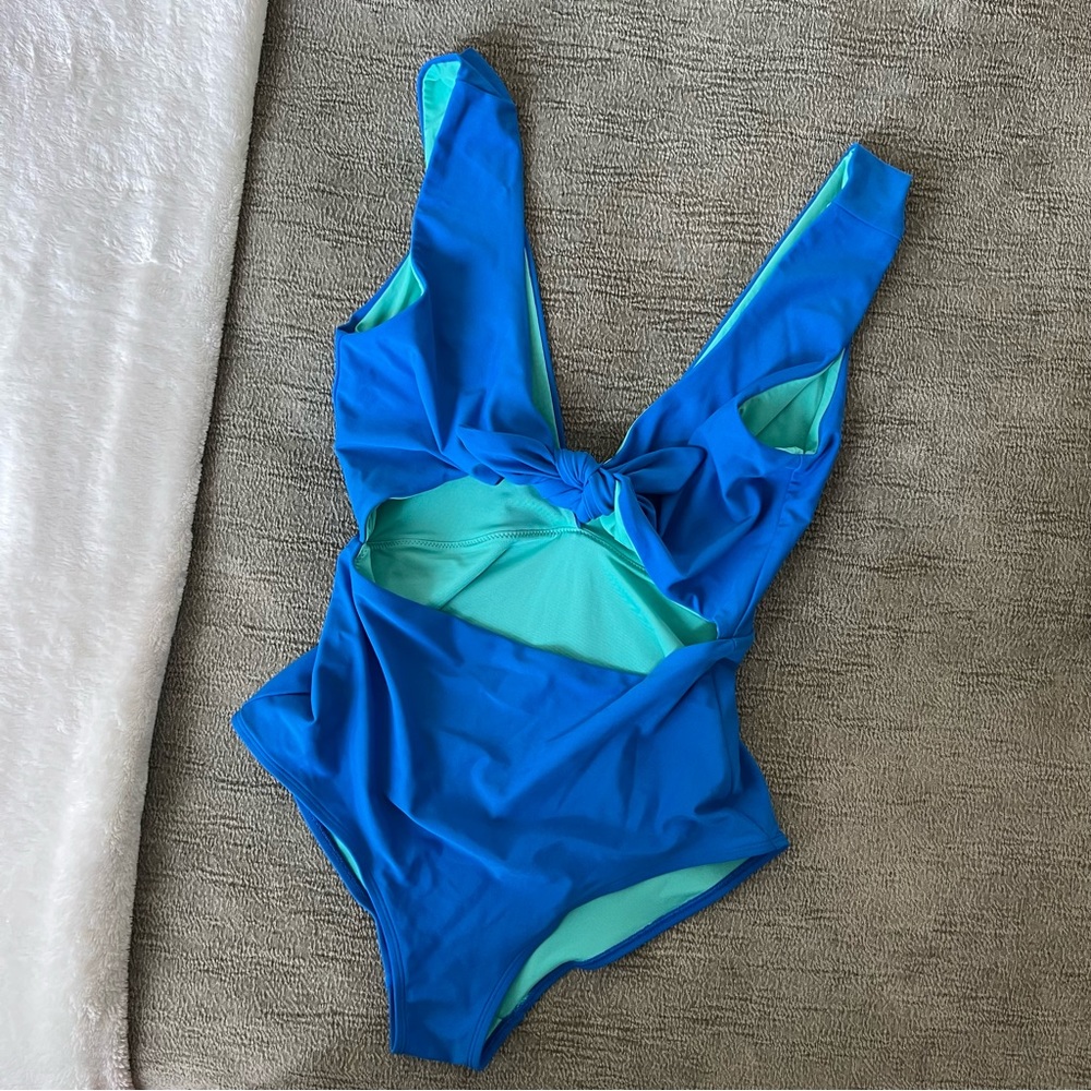 Aerie Blue and Teal One-Piece Swimsuit